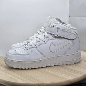 Women’s Size 7.5 - Nike Air Force 1 ‘07 Mid - White/White - 366731-100